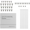 Корпус Deepcool CH170 DIGITAL белый mATX с вентиляцией 1x120mm и портами USB 2.0/3.0 для надежной сборки ПК