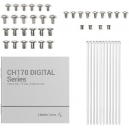 Корпус Deepcool CH170 DIGITAL белый mATX 1x120mm 1xUSB2.0 1xUSB3.0 audio bott PSU [R-CH170-WHNPI0D-G-1]