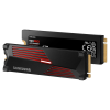 Твердотельный накопитель/ Samsung SSD 990 PRO, 4000GB, M.2(22x80mm), NVMe 2.0, PCIe 4.0 x4, V-NAND TLC, R/W 7450/6900MB/s, IOPs 1 400 000/1 550 000, DRAM buffer 4096MB, TBW 2400, DWPD 0.33, with Heatsink (12 мес.) Samsung Electronics
