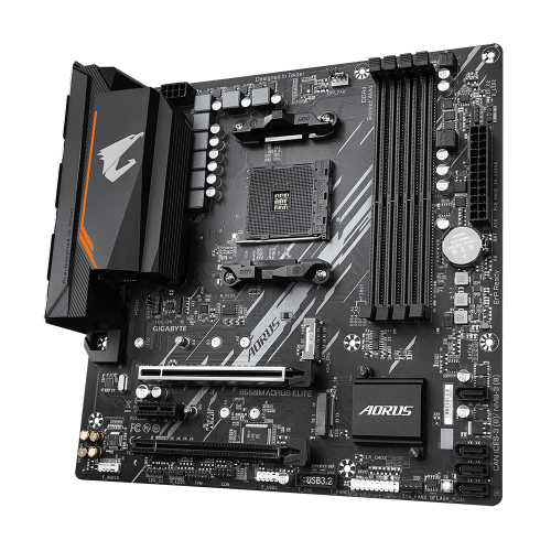 Материнская плата GIGABYTE AMD B550 sAM4: 4xDDR4 до 128GB, HDMI 2.1, PCIe 4.0, mATX для мощных ПК