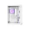 Корпус без блока питания/ Case PCCooler C3T700 ARGB WH, Midi-Tower, TG, 4x120mm ARGB, 1xUSB-A 3.0 + 1xUSB-A 2.0 + 1xUSB-C, ATX, mATX, mITX White PcCooler