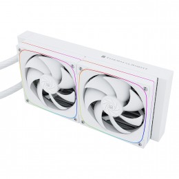 Система жидкостного охлаждения/ Water Cooling System Thermalright Frozen Horizon 240 Digital (240mm, LED temp., White, ARGB/ Fans: 2x120mm, 68.9CFM, 28.2dBA, 2000RPM/ Pump height 53.2mm, Rad thickness 27mm/ S: 1700, 1200, 1851, 115X, AM5, AM4)