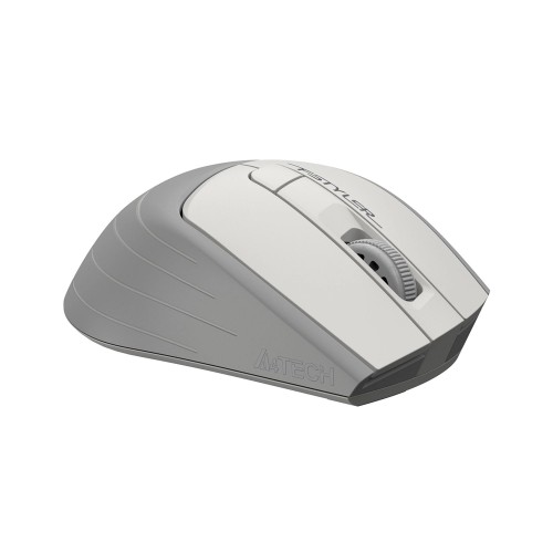 Купить беспроводную оптическую мышь A4Tech Fstyler FG30 белый/серый, 2000dpi, 6 кнопок - идеальный выбор для комфортной работы