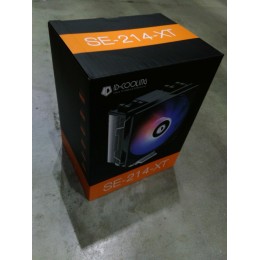 Кулер ID-Cooling SE-214-XT RGB Soc-AM5/AM4/1200/1700/1851 черный/белый 4-pin 16-27dB Al+Cu 180W 810gr Ret [SE-214-XT]