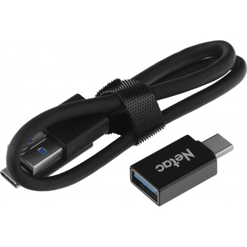 Накопитель SSD Netac USB-C 960Gb NT01Z7S-960G-32BK Z7S 2.5" черный