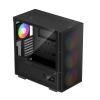 Корпус ПК без блока питания/ Case Deepcool CH560 DIGITAL, Midi-Tower, TG, 3x140mm ARGB, 1x120mm ARGB, 1xUSB-A 3.0, 1xUSB 3.2 Type-C, E-ATX, ATX, mATX, mITX Black Deepcool