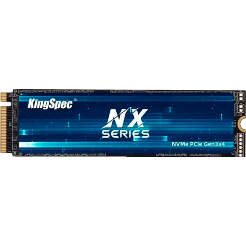 Твердотельный накопитель/ Kingspec SSD NX-512 2280, 512GB, M.2(22x80mm), NVMe, PCIe 3.0 x4, 3D TLC, R/W 3400/2500MB/s, IOPs 380 000/320 000, TBW 500, DWPD 0.89 (3 года) SHENZHEN KINGSPEC ELECTRONICS TECHNOLOGY CO LTD