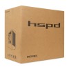 Корпус без блока питания/ Case HSPD M330, Mesh Mini-tower, Black, TG, 0.6 SPCC, 3x120mm ARGB (M11-120) mATX, mITX 175/330/160mm 2x2.5", 2x3.5", 4xPCI 1xUSB-A 3.0, 2xUSB-A1.0 365x216x405mm