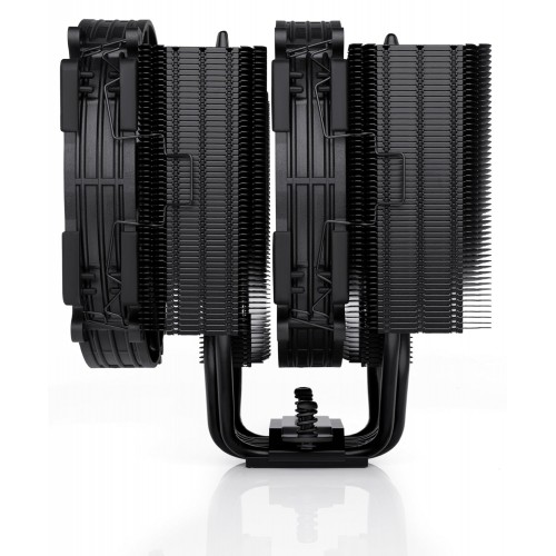 Кулер для процессора/ CPU Cooler Noctua NH-D15 G2 chromax.black (228W, 4-pin PWM, 168mm, Al/Cu, 8x6mm, 2x140mm, 91.5CFM, 24.8dBA, 1500RPM, S: 1851/1700/1200/115X, AM5/AM4, Black)