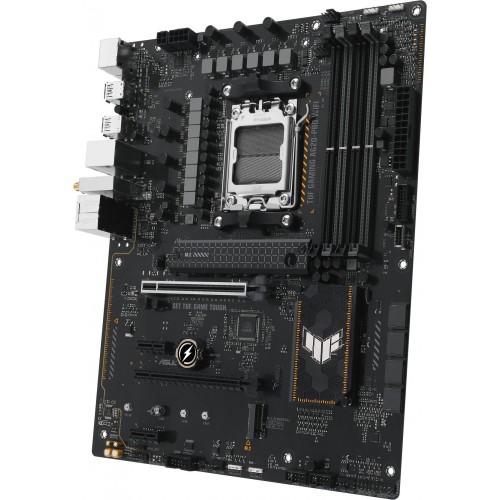 Материнская плата Asus TUF GAMING A620-PRO WIFI AM5: 4xDDR5, 2.5G LAN, RAID, HDMI и DP - Идеальный выбор для геймеров