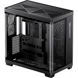 Корпус без блока питания/ Case JONSBO TK-4, Midi-Tower, TG, no fan, 2xUSB-A 3.0 + 1xUSB-C 3.2, ATX, mATX, mITX Black