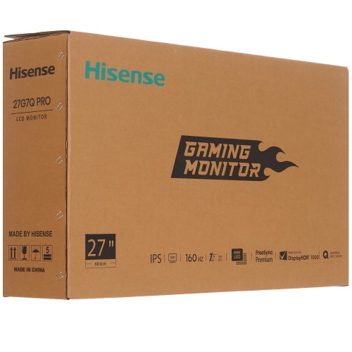 Монитор Hisense 27 4K UHD IPS MiniLED с Local Dimming 1152 зон, 160Hz и 1мс - Идеальный выбор для геймеров и профессионалов