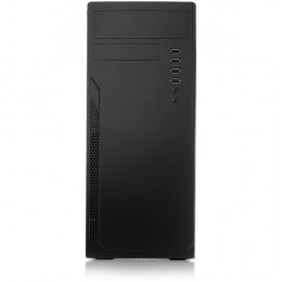 Корпус без блока питания/ Case Foxline FL-301, ATX, 4xUSB2.0, HDA, w/o FAN, w/o PSU, no PowerCord , w/DVD-RW installed