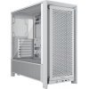 Корпус Corsair Frame 4000D White без блока питания - Midi-Tower с TG, USB 3.2 и поддержкой E-ATX, ATX, mATX, mITX