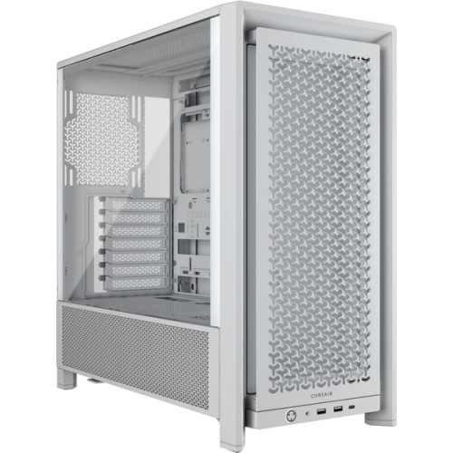 Корпус Corsair Frame 4000D White без блока питания - Midi-Tower с TG, USB 3.2 и поддержкой E-ATX, ATX, mATX, mITX