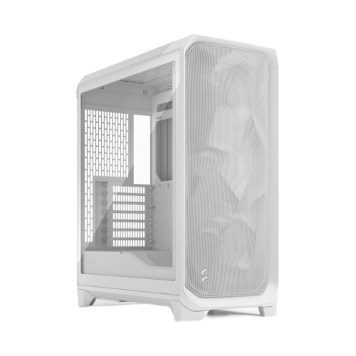 Корпус ПК без блока питания/ Case Fractal Design Meshify 3 TG Clear Tint, Midi-Tower, 3x140mm, 2xUSB-A 3.2 + 1xUSB 3.2 Type-C E-ATX, ATX, mATX, mITX, White Fractal Design