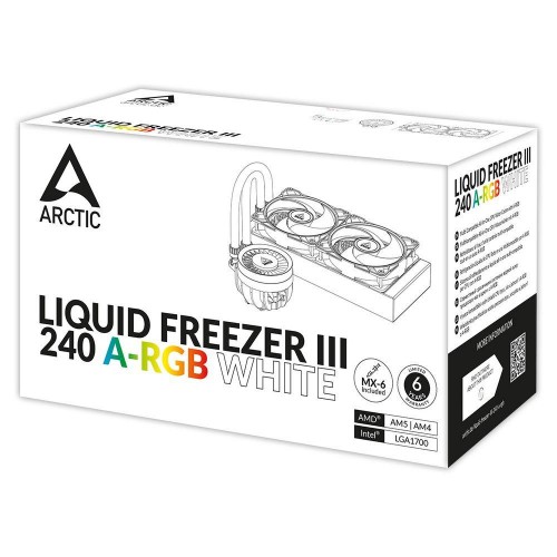 Жидкостная система охлаждения Arctic Cooling Arctic Liquid Freezer III-240 A-RGB White Multi Compatible All-In-One CPU Water Cooler (ACFRE00150A) ARCTIC