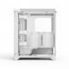 Корпус ПК без блока питания/ Case Fractal Design Meshify 3 TG Clear Tint, Midi-Tower, 3x140mm, 2xUSB-A 3.2 + 1xUSB 3.2 Type-C E-ATX, ATX, mATX, mITX, White Fractal Design