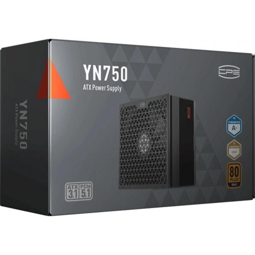 Блок питания PcCooler ATX 750W P5-YN750-G1F 80+ gold (20+4pin) APFC 120mm fan 6xSATA Cab Manag RTL [P5-YN750-G1FFBK1-EU]