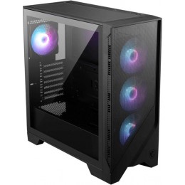 Корпус MSI MAG Forge 321R Airflow черный без БП ATX 2xUSB3.0 audio bott PSU