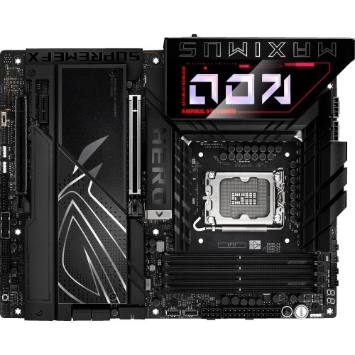 Купить материнскую плату Asus ROG MAXIMUS Z890 HERO для Intel Z890 с поддержкой DDR5, RAID и 5Gigabit Ethernet