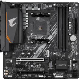 Материнская плата/ MB GIGABYTE AMD B550 sAM4, 4xDDR4(128GB), DVI-D/HDMI 2.1, 1xPCIe 4.0x16, 1xPCIe 3.0x16, 1xPCIe 3.0, 1xLAN, 4xSATA 6Gb/s, 2xM.2, 4xUSB 3.2, 4xUSB 2.0, 1xPS/2, mATX