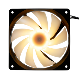 Кулер для ПК/ Case Cooler HSPD Orbis F1 Black (120x120x25mm, 4-pin PWM, ARGB, 56.7CFM, 28.8dBA, 1500RPM, Black)