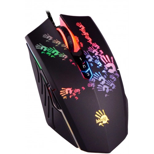 Мышь A4Tech Bloody A60A: Оптическая игровая мышь 6200dpi с 8 кнопками и USB подключением