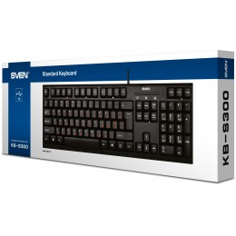 Клавиатура SVEN KB-S300 чёрная (104кл.)