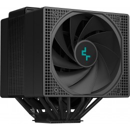 Устройство охлаждения(кулер) Deepcool Assassin IV VC Vision Soc-AM5/AM4/1200/2066/1700/1851 черный 4-pin 22.6-29.3dB Al+Cu LCD 300W 1780gr Ret (R-ASN4-BKNVMD-G)
