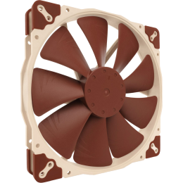 Кулер для корпуса/ Case Cooler Noctua NF-A20 PWM (200x200x30mm, 4-pin PWM, 86.46CFM, 18.1dBA, 800RPM, Beige/Brown)