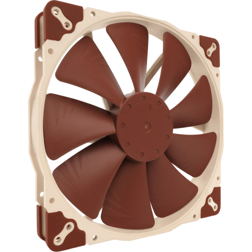 Кулер для корпуса/ Case Cooler Noctua NF-A20 PWM (200x200x30mm, 4-pin PWM, 86.46CFM, 18.1dBA, 800RPM, Beige/Brown)