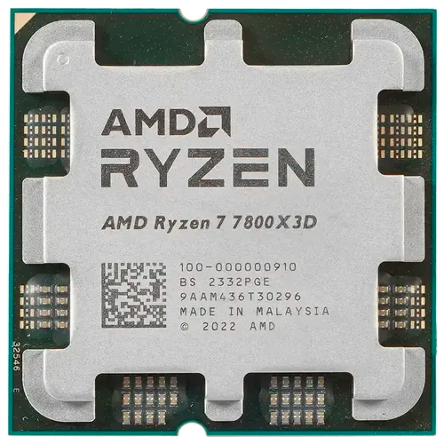 Процессор/ APU AM5 AMD Ryzen 7 7800X3D (8C/16T, 4.2/5.0GHz, 96MB, 120W,Radeon Graphic) OEM AMD