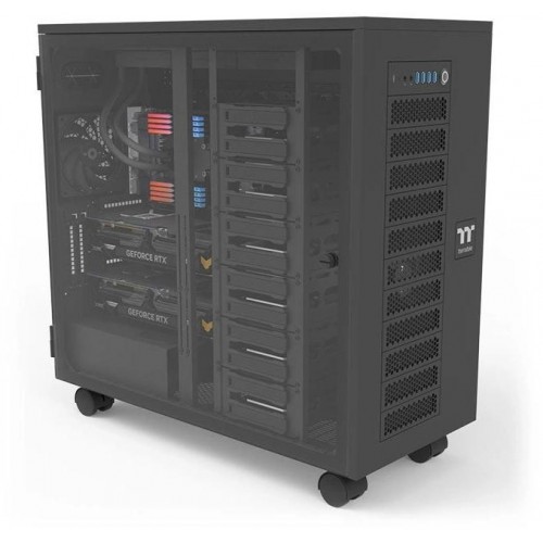 Корпус Thermaltake AX700 Glass черный XL-ATX: идеальное решение для охлаждения с поддержкой 18 вентиляторов и 4xUSB 3.0