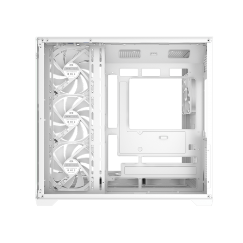 Корпус без блока питания/ Case PCCooler C3T700 ARGB WH, Midi-Tower, TG, 4x120mm ARGB, 1xUSB-A 3.0 + 1xUSB-A 2.0 + 1xUSB-C, ATX, mATX, mITX White PcCooler