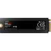 Твердотельный накопитель/ Samsung SSD 990 PRO, 4000GB, M.2(22x80mm), NVMe 2.0, PCIe 4.0 x4, V-NAND TLC, R/W 7450/6900MB/s, IOPs 1 400 000/1 550 000, DRAM buffer 4096MB, TBW 2400, DWPD 0.33, with Heatsink (12 мес.) Samsung Electronics