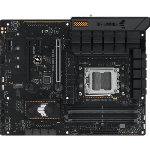 Материнская плата Asus TUF GAMING A620-PRO WIFI AM5: 4xDDR5, 2.5G LAN, RAID, HDMI и DP - Идеальный выбор для геймеров