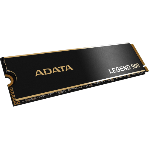 Твердотельный накопитель/ ADATA SSD LEGEND 900, 1024GB, M.2(22x80mm), NVMe 1.4, PCIe 4.0 x4, 3D NAND, R/W 7000/4700MB/s, IOPs н.д./н.д., TBW 600, DWPD 0.3, with Heat Sink (5 лет) ADATA