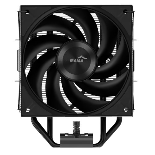 Кулер для процессора/ CPU Cooler SAMA A40 (240W, 4-pin PWM, 152mm, 4x6mm, 1x120mm, 78CFM, 29dBA, 2200RPM, S: 1851/1700/1200/115X, AM5/AM4, black) SAMA