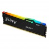 Память оперативная/ Kingston 32GB 5200MT/s DDR5 CL40 DIMM FURY Beast RGB Kingston
