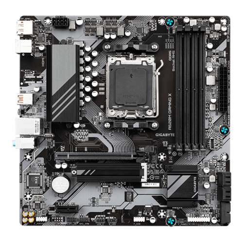 Купить материнскую плату GIGABYTE AMD A620 sAM5: 4xDDR5, HDMI 2.1, PCIe 4.0, mATX - идеальное решение для вашего ПК