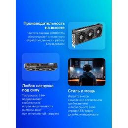 Видеокарта Asus PCI-E 5.0 PRIME-RX9070-O16G AMD Radeon RX 9070 16Gb 256bit GDDR6 2120/20000 HDMIx1 DPx3 HDCP Ret