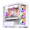 Корпус JONSBO D300 Mini-Tower без блока питания – стильный белый кейс для mATX и mITX с USB-A 3.2 и USB-C 3.2