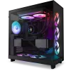 Кулер для корпуса ПК/ Case Cooler NZXT F240 RGB Core (120x120x25mm, 4-pin PWM, RGB, 75.12CFM, 30dBA, 2400RPM, Black, Single-Frame RGB Fan Unit) NZXT