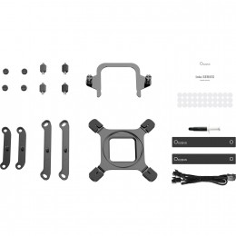 Система жидкостного охлаждения/ Water Cooling System Ocypus Iota L36 BK (300W, 360mm, Black, ARGB Pump, Fans: 3x120mm, 77CFM, 2000RPM/ Pump height 65mm, 27dBA, 3100RPM, Rad thickness 27mm/ S: 1851, 1700, 1200, 115X, AM5, AM4)