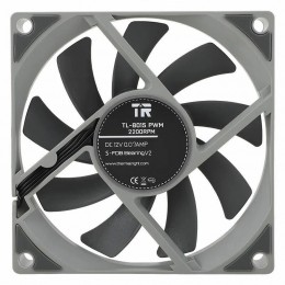 Вентилятор корпусный/ Case Cooler Thermalright TL-8015 (80x80x15mm, 4-pin PWM, 28.4CFM, 23.3dBA, 2200RPM, Grey)