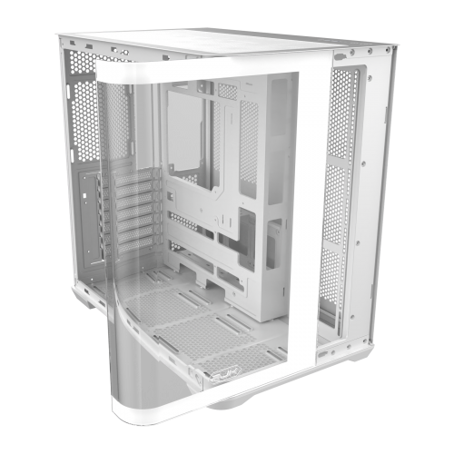 Корпус без блока питания/ Case Raijintek ATREUS BT7, Midi-Tower, TG, 7x120mm ARGB, 2xUSB-A 3.0 + 1xUSB Type-C , E-ATX, ATX, mATX, mITX White RAIJINTEK CO LTD