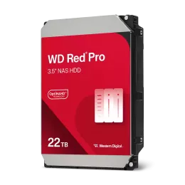 Жесткий диск/ HDD WD SATA3 22Tb Red Pro 7200 512Mb 1 year warranty (replacement WD201KFGX, ST22000NT001, ST20000NT001)