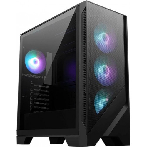 Корпус MSI MAG Forge 321R Airflow черный ATX – идеальное решение для вашего ПК без БП