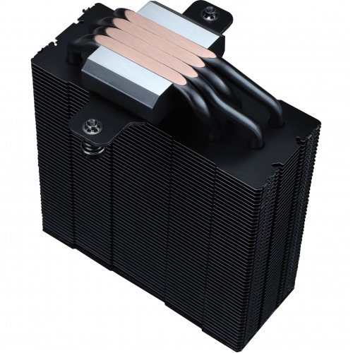 Кулер для процессора/ CPU Cooler Thermalright Assassin Spirit 120 EVO (4-pin PWM, 156mm, Al/Cu, 4x6mm, ARGB, 1x120mm, 68.9CFM, 28.2dBA, 2000RPM, S: 1851/1700/1200/115X, AM5/AM4, black) Thermalright